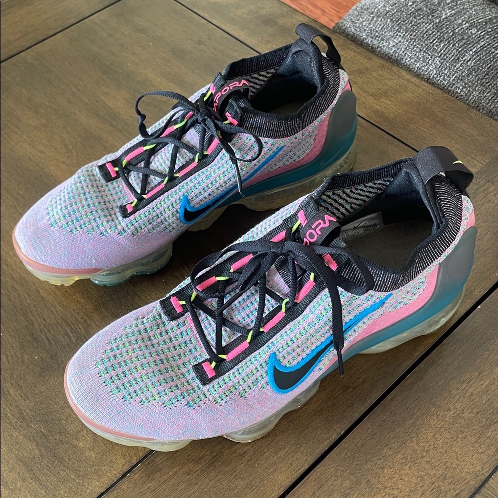 Nike Pink and Blue Sneakers